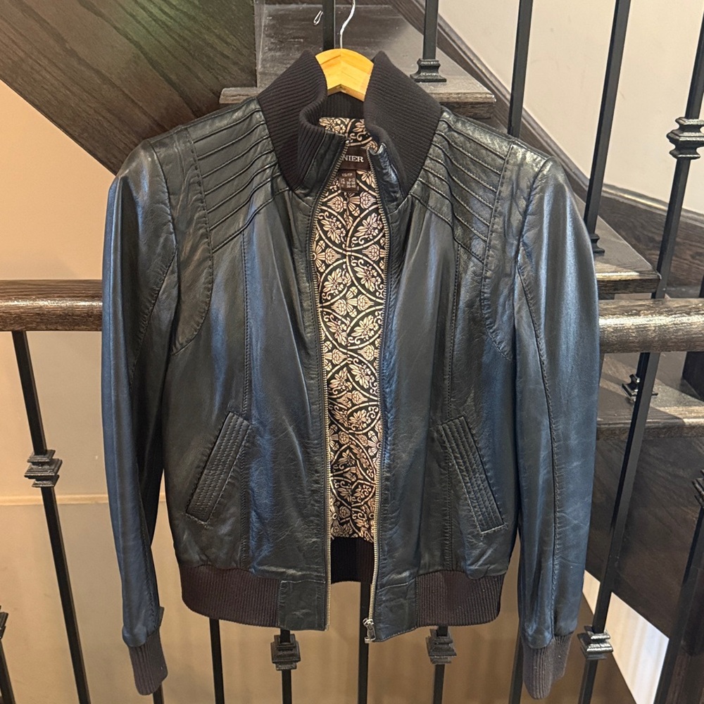 Danier Black Leather Jacket